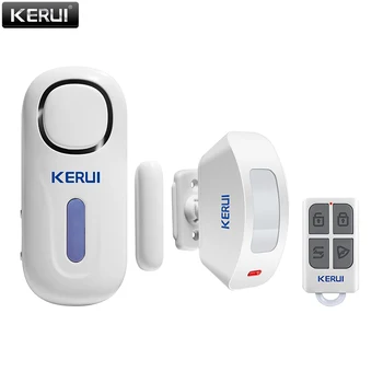 KERUI Smart Home Security Aizsardzības Trauksmes Durvju Logu Sensors Bezvadu Detektors Ar Tālvadības pulti mājā, Birojā, Veikalā Veikals