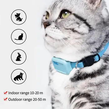 Ūdensizturīgs Pet GPS Bluetooth Locator Anti-zaudēja Apkakle Suņu Kaķu Smart Pozicionēšanas Tracker Viegls Izsekošanas Locator Pet Piegādes