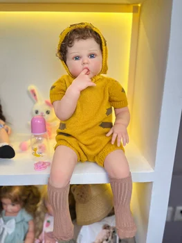 Jauki 60 CM, 3D Krāsas Ādu Ar Vēnu Silikona Atdzimis Bērnu Lelle Rotaļlietu Meitene Princese Toddler Bebe Mākslinieks Kolekcija