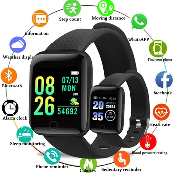 D13 Smart Skatīties Vīrieši asinsspiediens Ūdensizturīgs Smartwatch Sievietes Sirds ritma Monitors Fitnesa Tracker Skatīties Sporta Android vai IOS