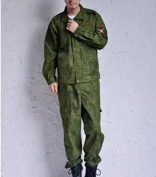 Krievijas Digitālo Maskēties Militāro Formas Tērpu Taktiskās Armijas Vīriešu Uzvalku Pavasara Zaļā Āra